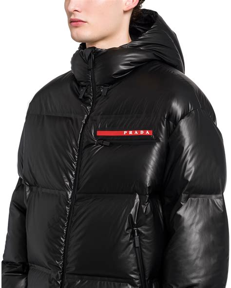 prada black coat|prada coat for men.